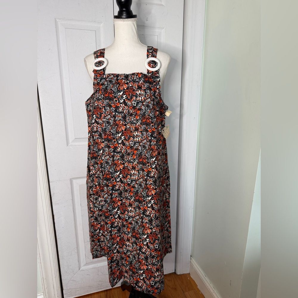 1960s/ 70s Deadstock Alexander's Department Store Sz XL Butterfly Flower Power